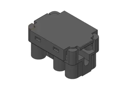 适用于保时捷 964 / 993 的 5 针车门后视镜开关线束连接器。 - 96461284700 - 96461284700